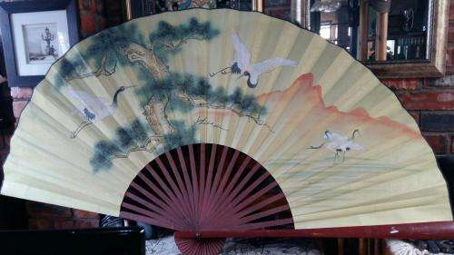 Large  bamboo Oriental Fan